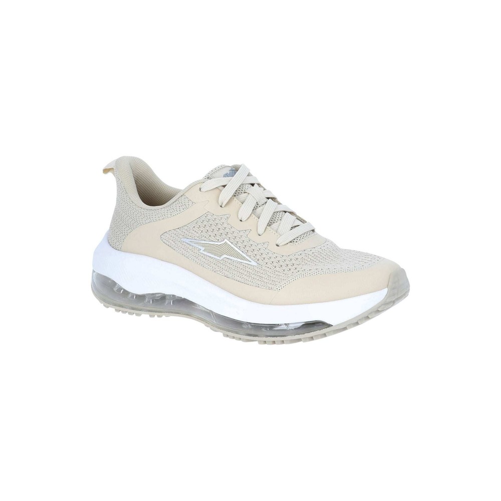 Avia O2 Air 360 AV-O2-AIR-360 Womens Beige Knit Athletic Walking Shoes Size 9.5